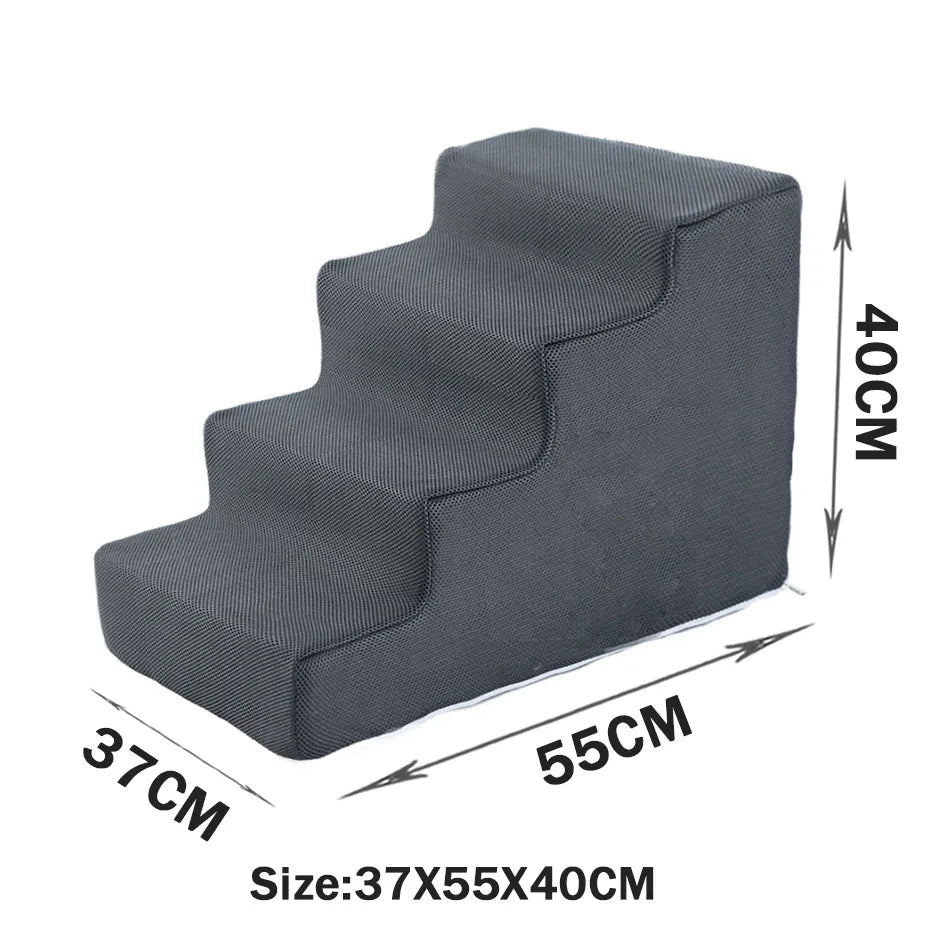 Pet Stairs Toys Cat Dog Ladder 2 3 4 Step Stairs for Dogs Puppy Ramp