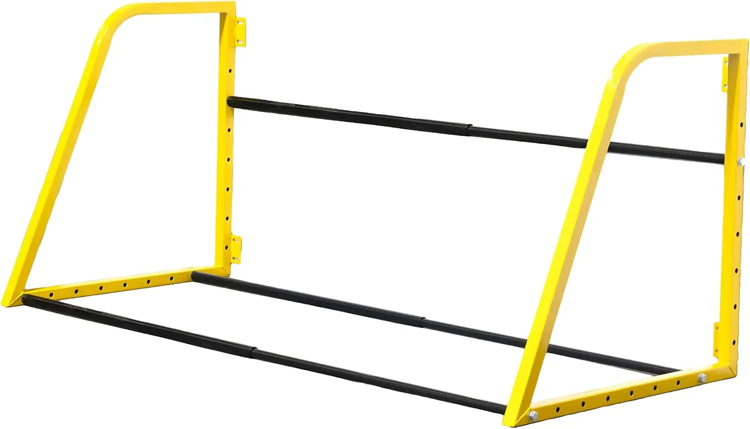Heavy-Duty Adjustable Wall-Mount Tire Storage Rack, Telescoping 32-48" Width, 375 lb Capacity, Powder-Coated Steel