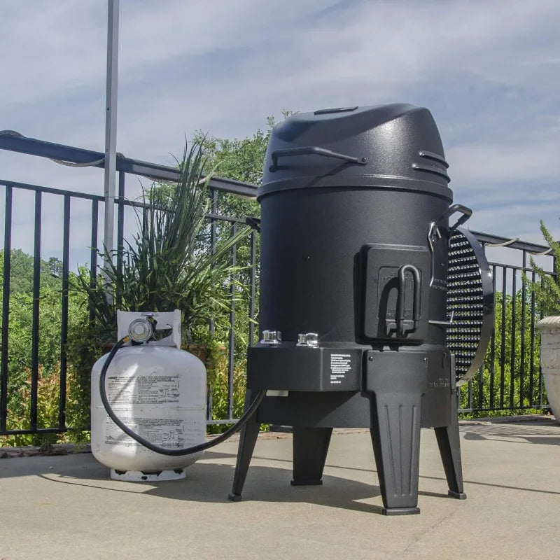 POPULAR The Big Easy TRU-Infrared 3-in-1 Smoker, Roaster & Gas Grill, Black - 14101550