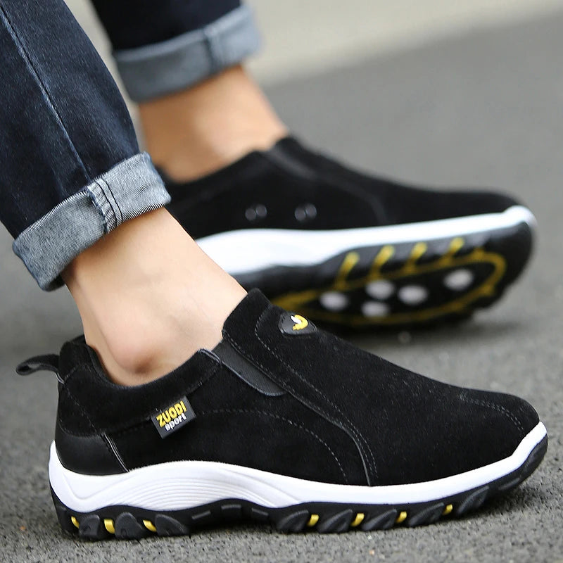2024 New Outdoor Hiking Camping Light Running Jogging Casual Sports Men's Shoes Non-slip Loafers Hiking Shoes Large Size 38-50