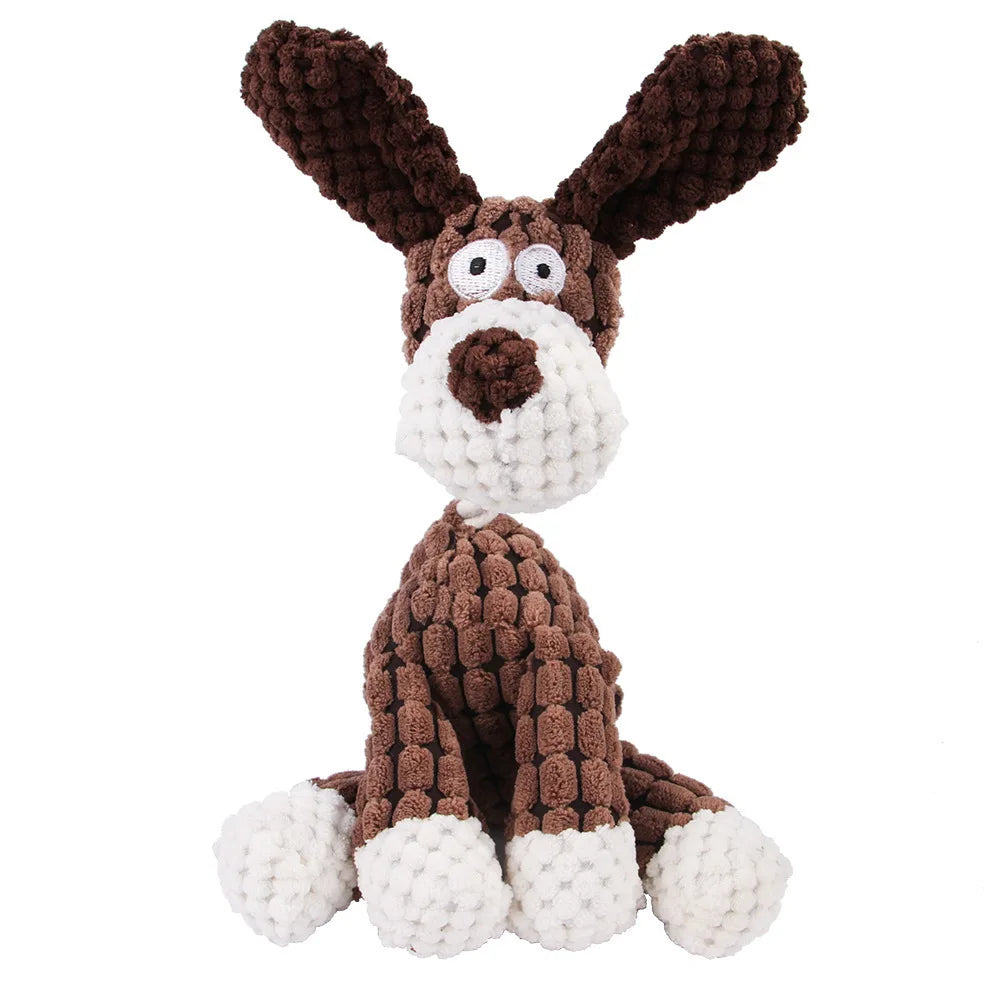 Pet Dog Molar Toy Vent Training Corduroy
