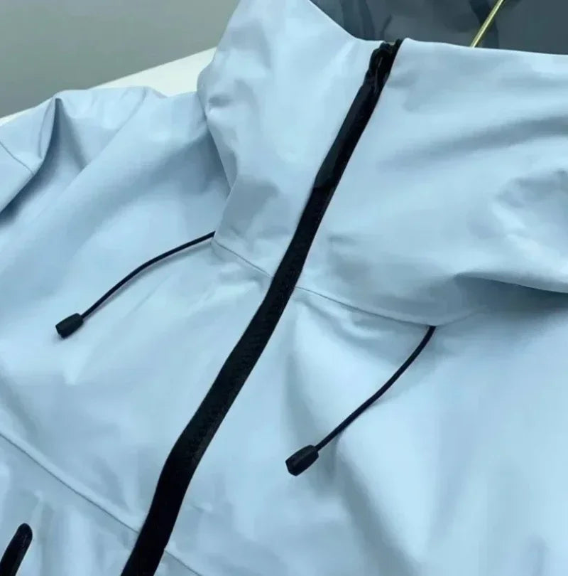 ARC Outdoor Raincoat Windproof Fashion Sports Camping Mountaineering Fishing Men's and Women's Solid Color High Quality Jacket
