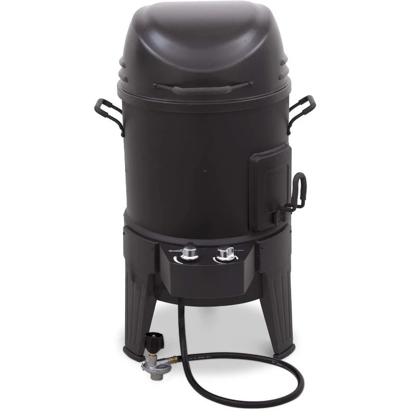 POPULAR The Big Easy TRU-Infrared 3-in-1 Smoker, Roaster & Gas Grill, Black - 14101550