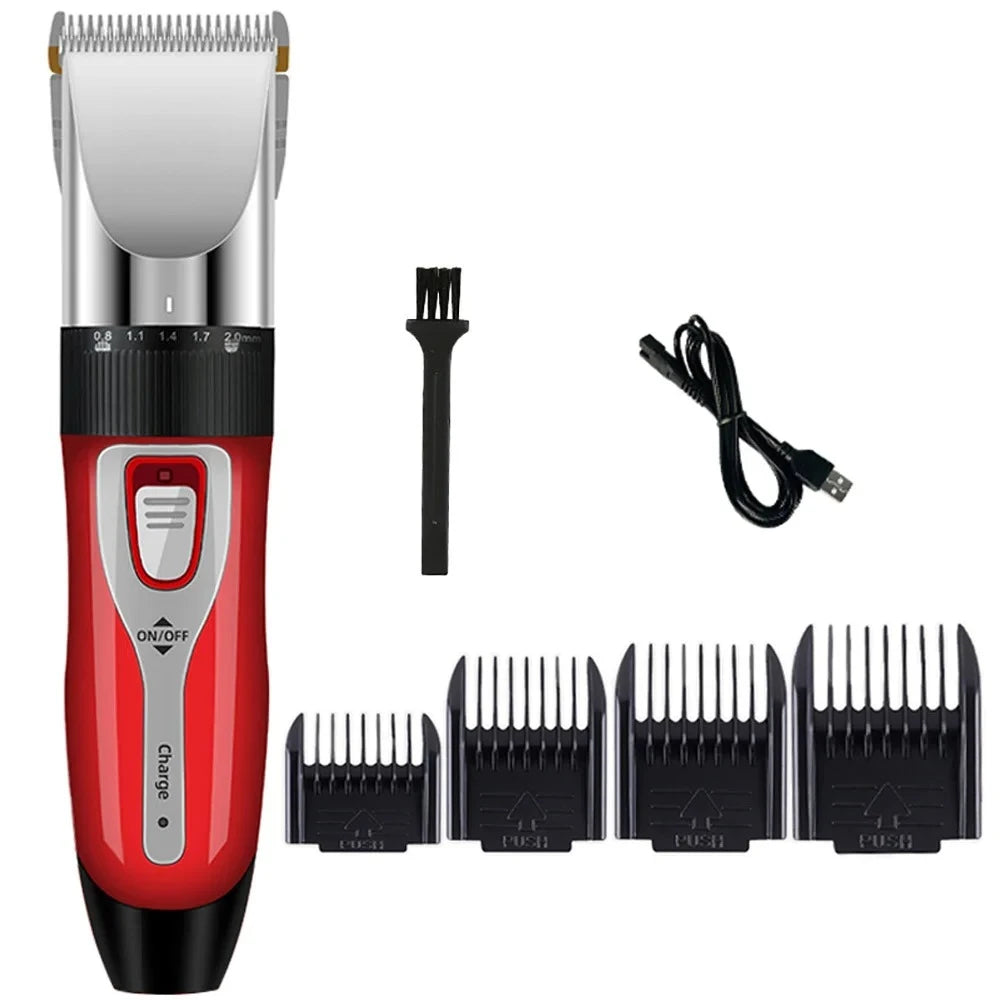 Dog Clipper Pet/Cat/Rabbit Hair Clippers Grooming Haircut Professional Trimmer Shaver Set Pets Cordless Rechargeable Promotions