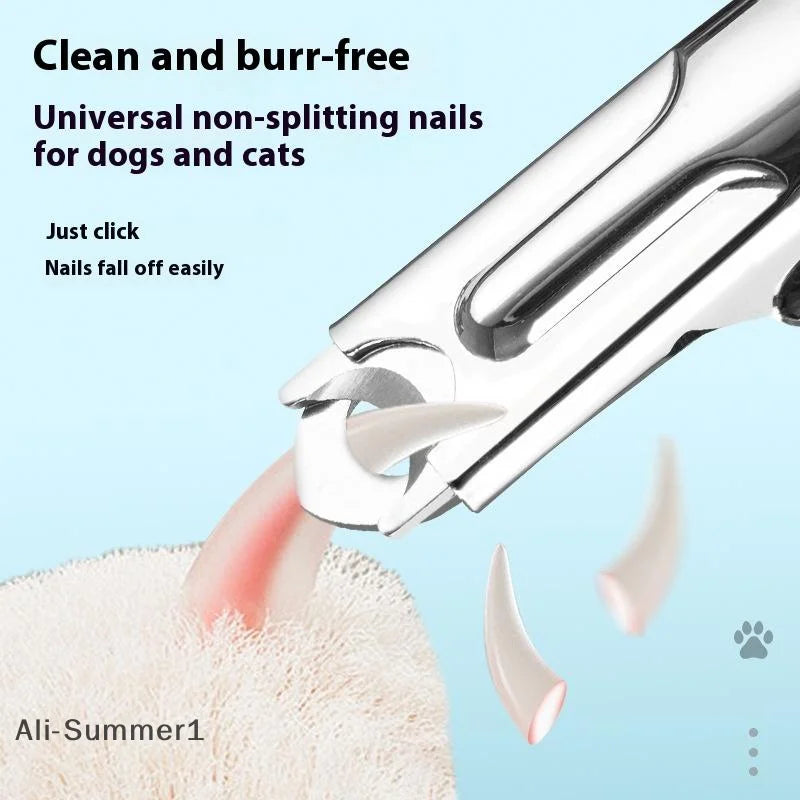 Stainless Steel Pet Nail Clippers Pet Grooming Tools Pet Nail Clippers Dog Cat Nail Trimmer Cats Dogs Nail Cutter Pet Supplies