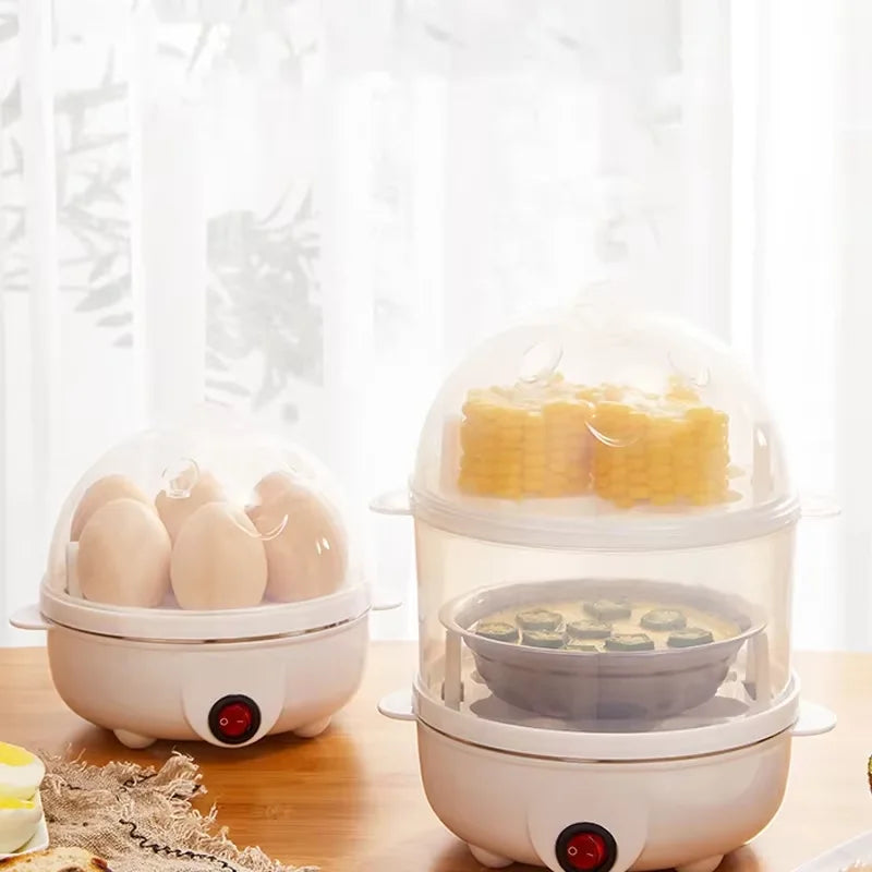 Electric Eggs Cooker, Rapid Multifunctional Mini Eggs Cooker Boiler For Poached Eggs, Scrambled Eggs, Omelets, Auto Shut