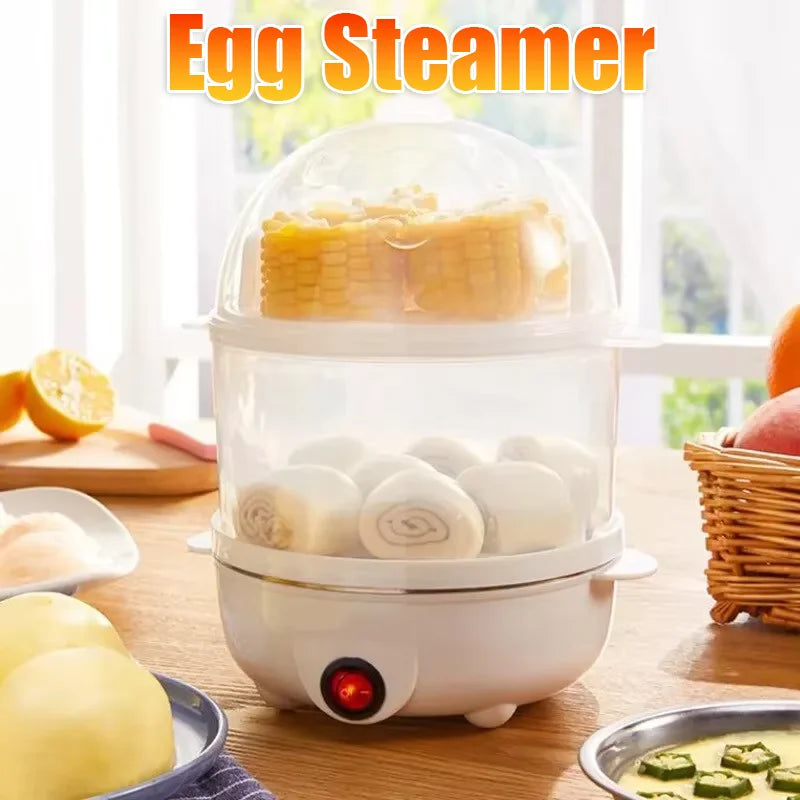 Electric Eggs Cooker, Rapid Multifunctional Mini Eggs Cooker Boiler For Poached Eggs, Scrambled Eggs, Omelets, Auto Shut