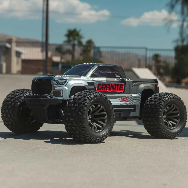RC Truck 1/10 Granite 4X4 223S BLX BRUSHLESS Monster Truck RTR With DSC, Gun Metal, ARA4302V4T3