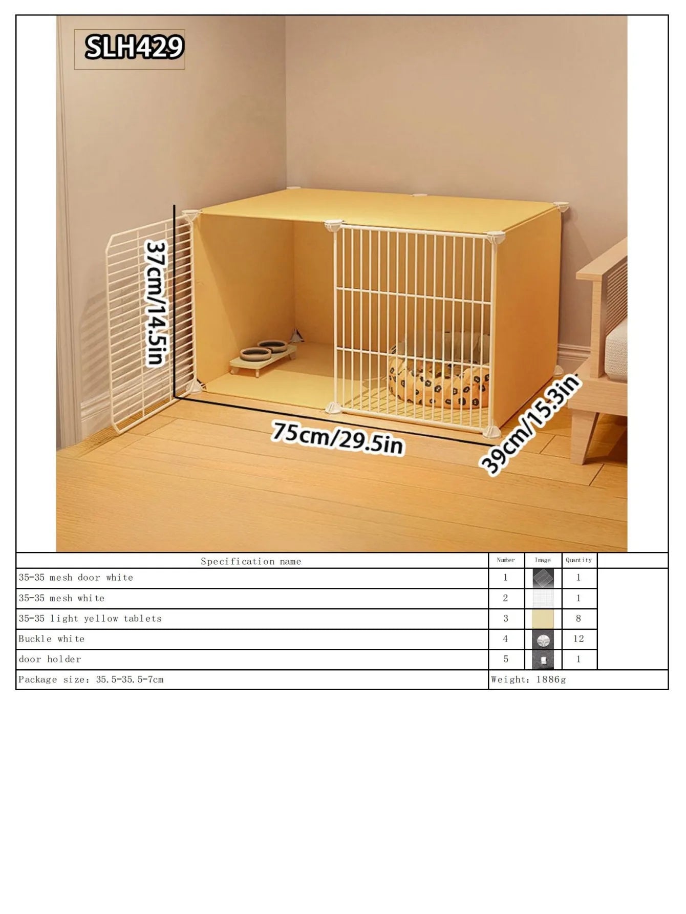 Large Indoor Pet Pet Pet Activities Free Space Big Cat Cage Home Small Pet Villa