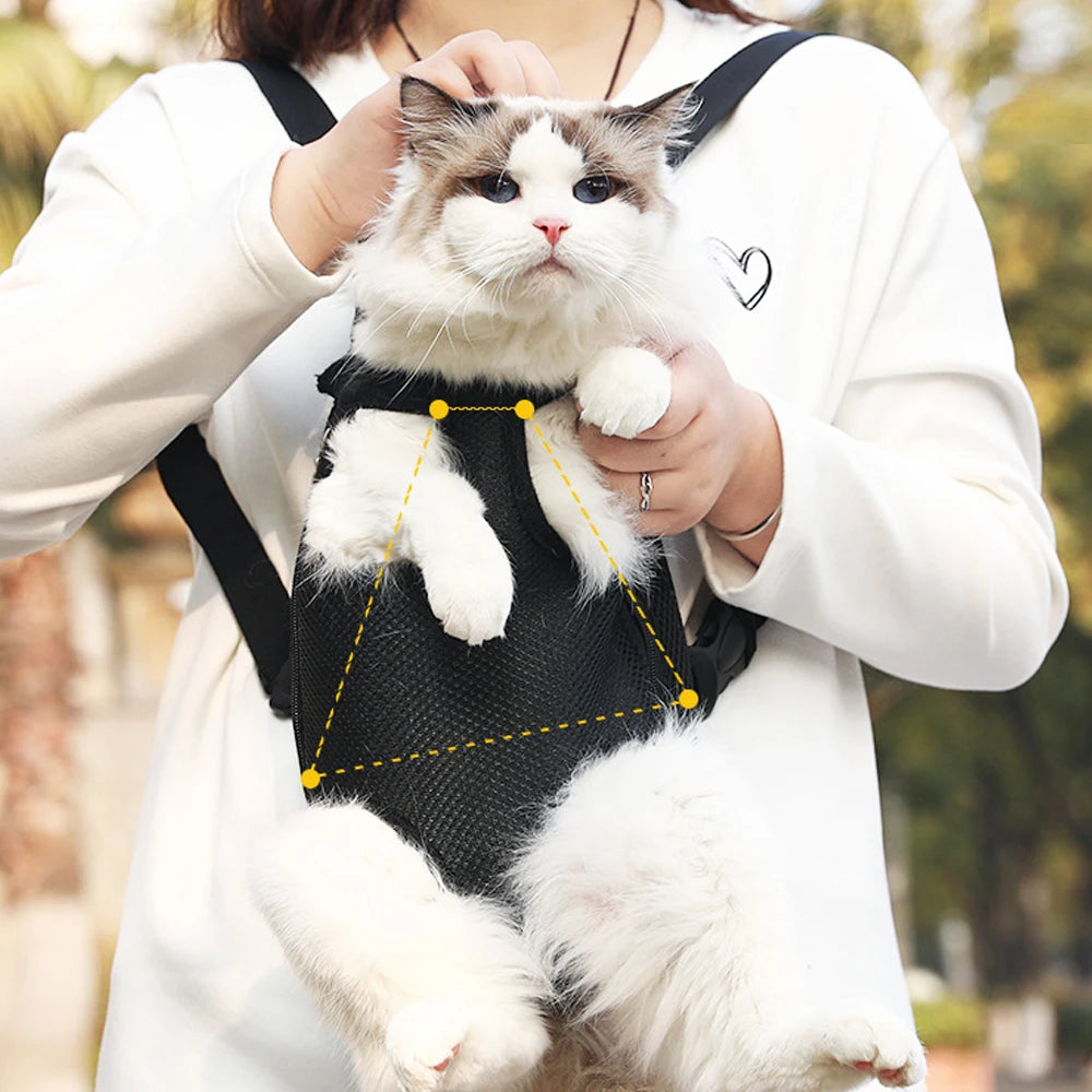 Travel Cat Carrier Bag for Small Dogs Breathable Shoulder Puppy Bags Pets Products