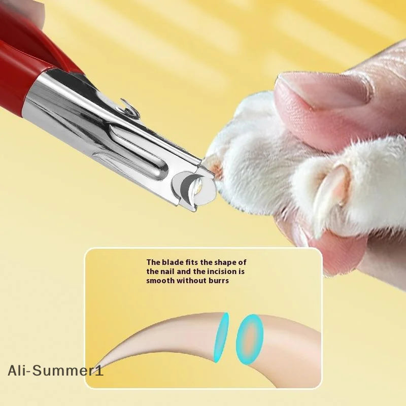 Stainless Steel Pet Nail Clippers Pet Grooming Tools Pet Nail Clippers Dog Cat Nail Trimmer Cats Dogs Nail Cutter Pet Supplies