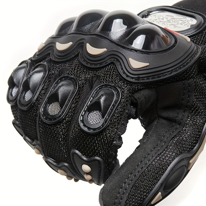 Suitable For Motorcycles, Road Bikes, Off-road Motorcycles, Spring, Summer, Autumn, And Winter Unisex Finger Touch Screen Gloves For Men And Women, Breathable Cycling Gloves, Motorcycle Gloves, Bicycle Gloves. Christmas Gift